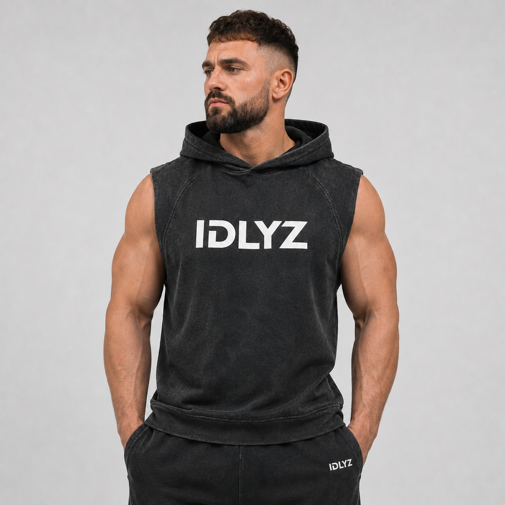 365 Snow Washed Sleeveless Hoodie
