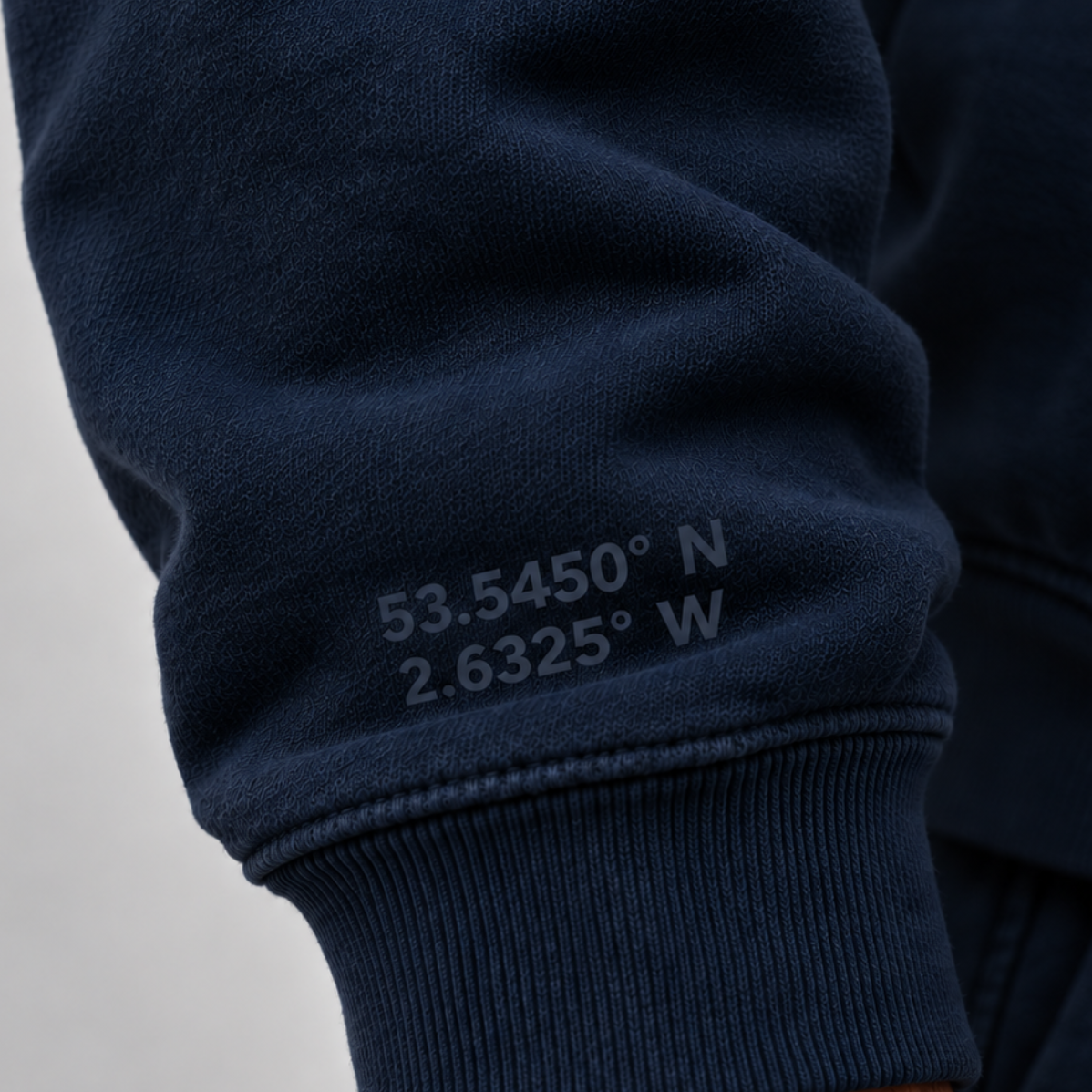 IDLYZ Essential Mock Neck Sweatshirt - Navy Blue