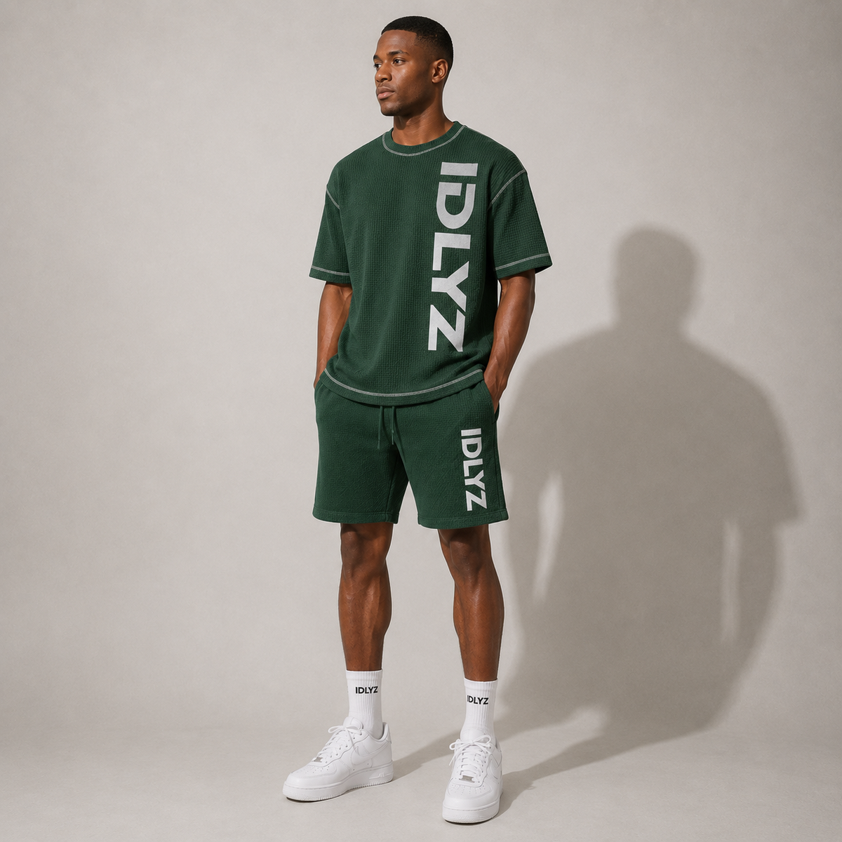 IDLYZ Waffle Knit Shorts