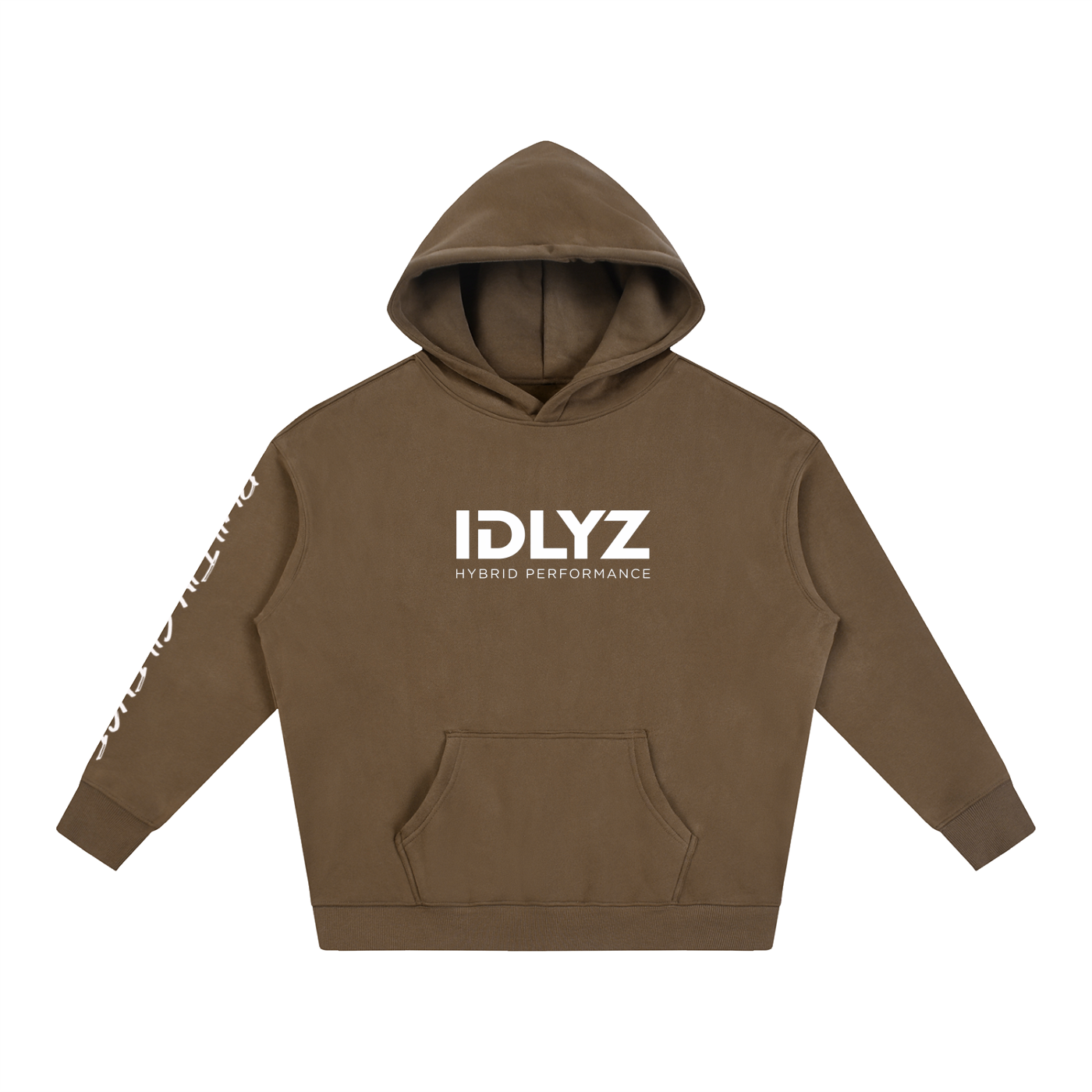 Built In Silence-Oversize Fleeced Hoodie