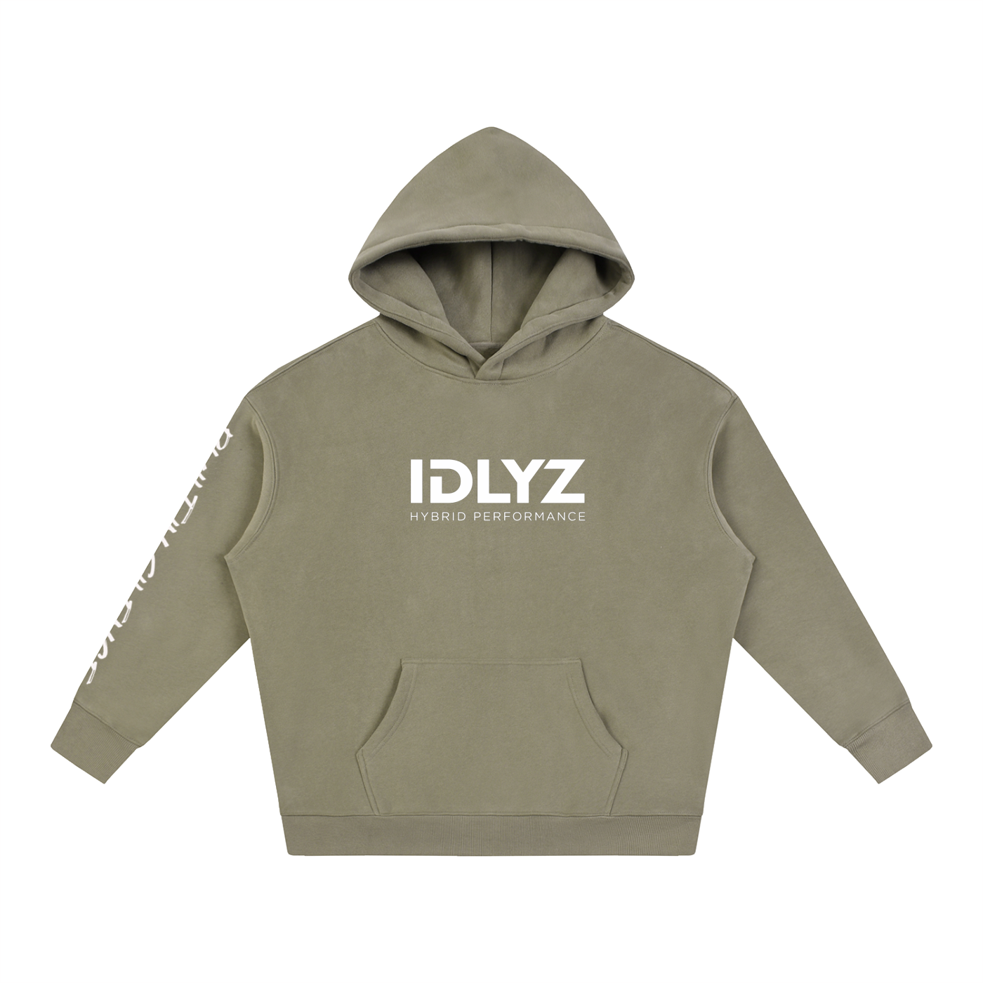 Built In Silence-Oversize Fleeced Hoodie