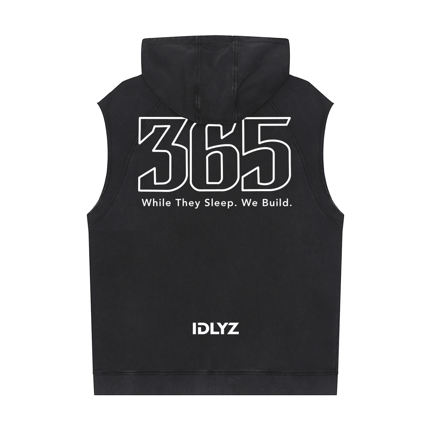 365 Snow Washed Sleeveless Hoodie