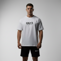 Hybrid Performance Oversized Unisex T-Shirt (white)