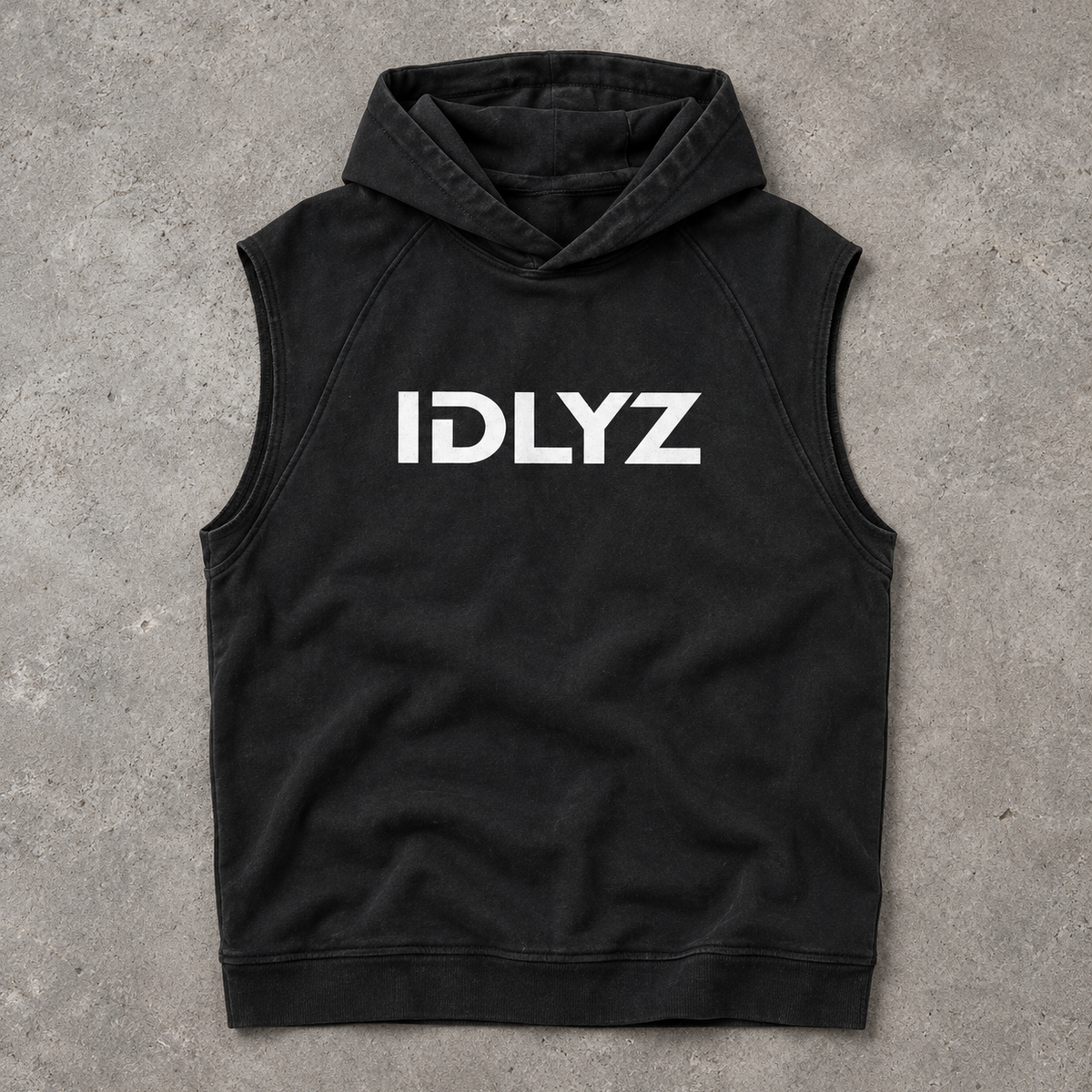 365 Snow Washed Sleeveless Hoodie