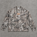 IDLYZ Tree Camo Waffle Long Sleeve (Boxy Fit)