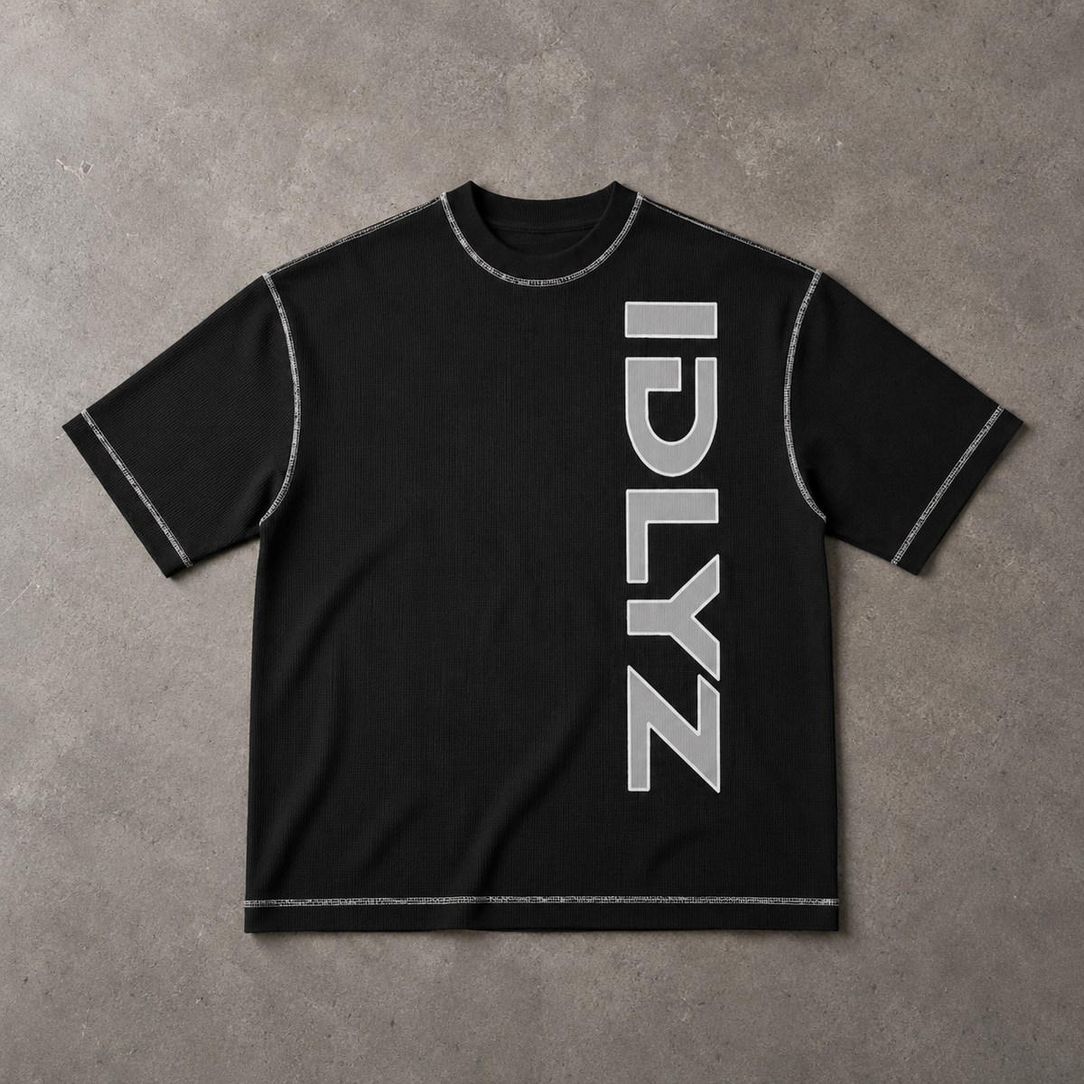 IDLYZ Sun fade Waffle T-Shirt (3 colours)