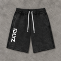 IDLYZ Mineral Wash Raw Edge Shorts (2 colours)