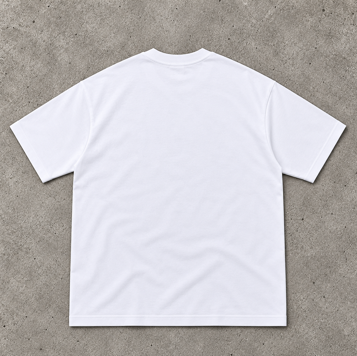 Hybrid Performance Oversized Unisex T-Shirt (white)