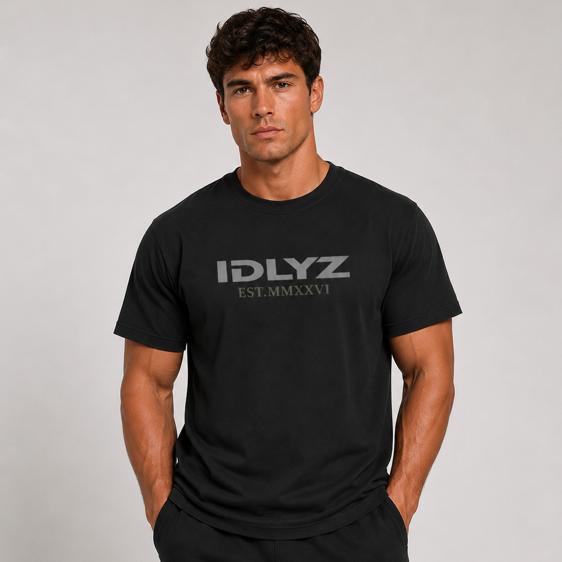 IDLYZ MMXXVI Oversized Cotton T-Shirt