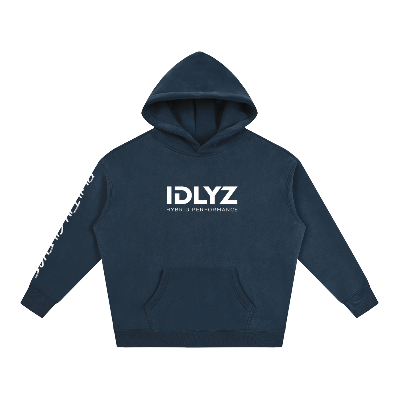Built In Silence-Oversize Fleeced Hoodie