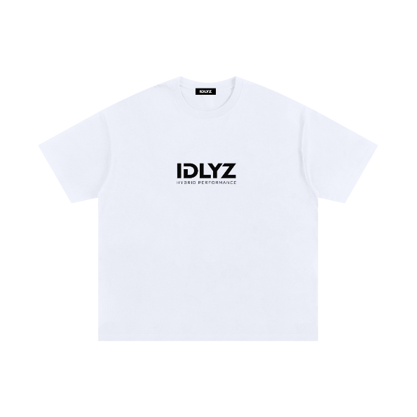 Hybrid Performance Oversized Unisex T-Shirt (white)
