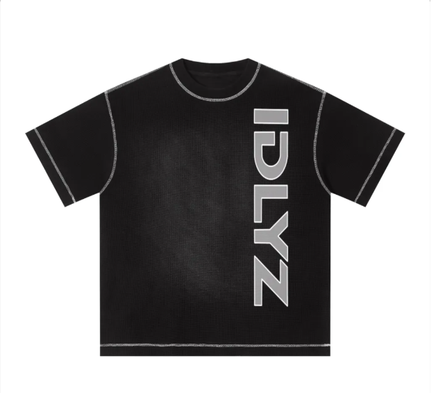 IDLYZ Sunfade Waffle T-Shirt