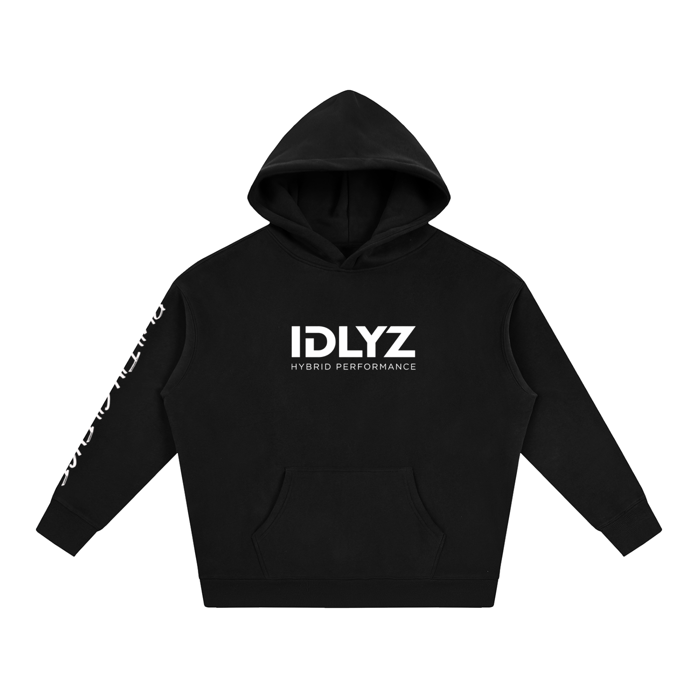 Built In Silence-Oversize Fleeced Hoodie