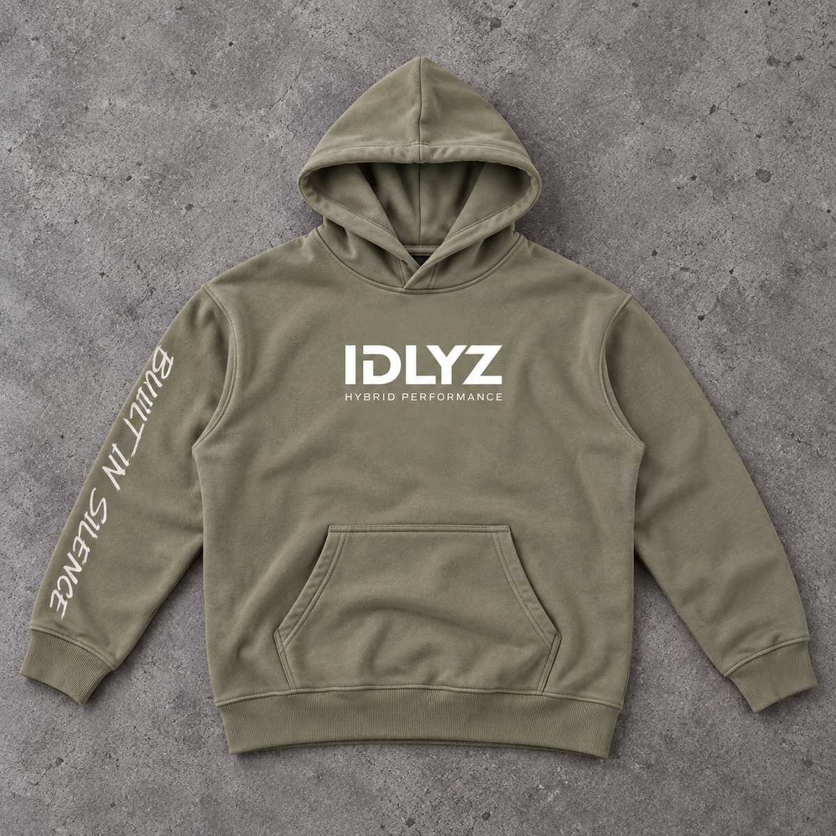 Built In Silence-Oversize Fleeced Hoodie (8 colours)