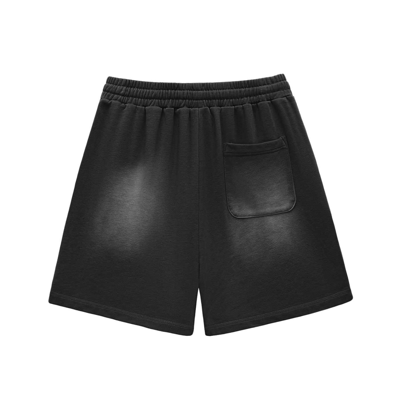 IDLYZ Sun Fade Raw Hem Shorts