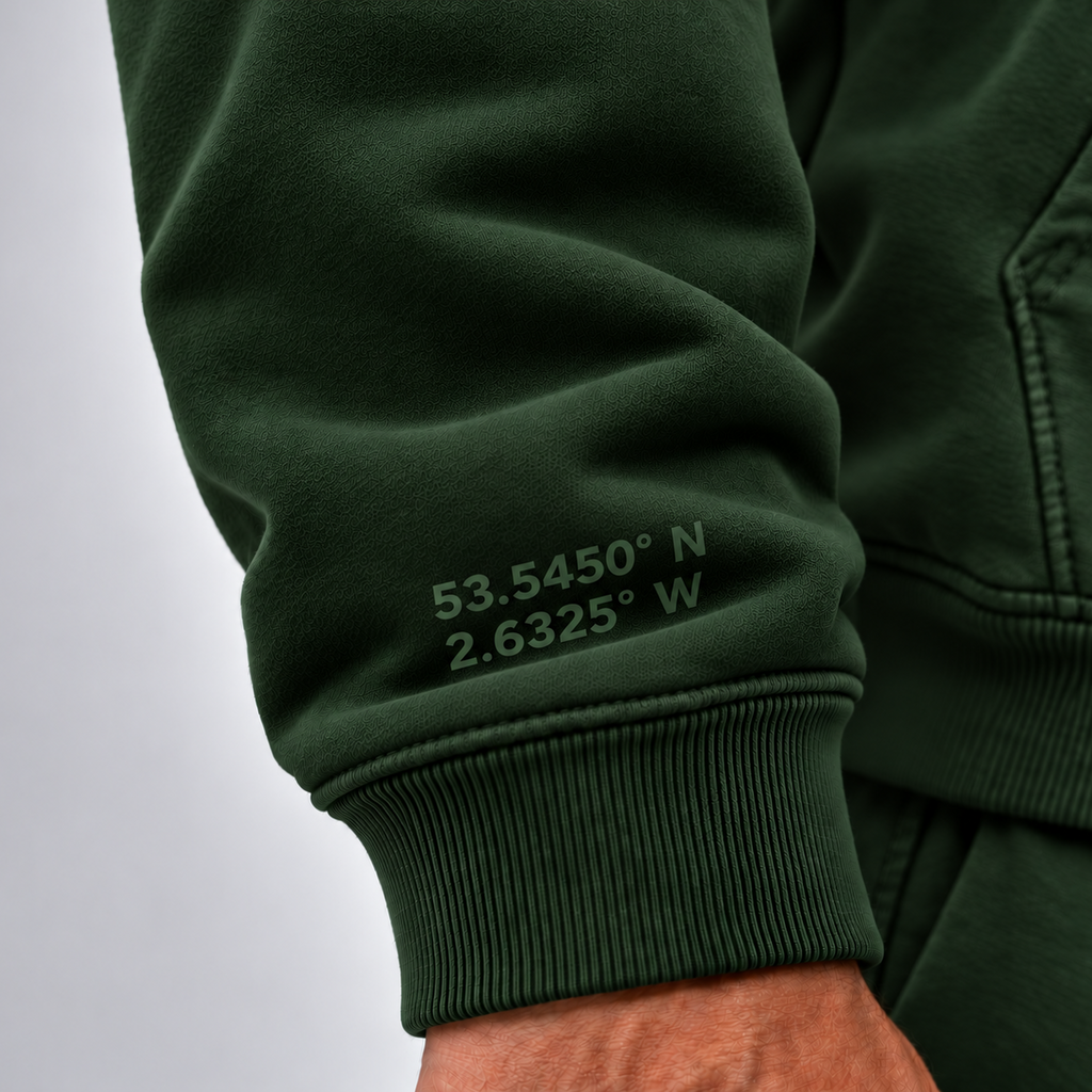 IDLYZ Crest Hoodie — Green