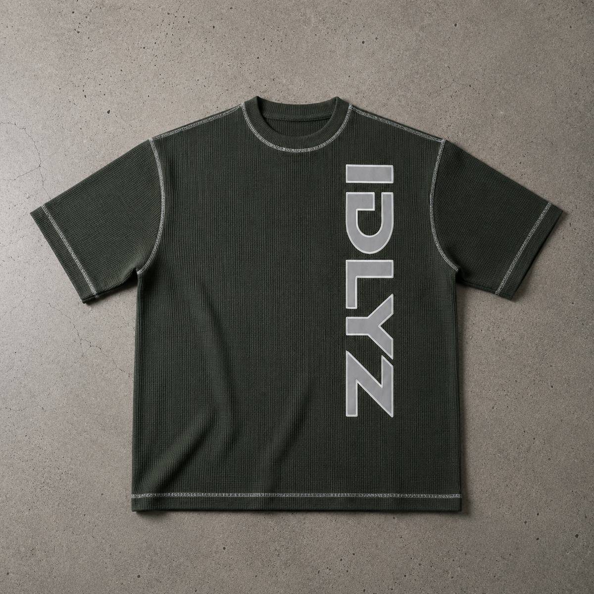 IDLYZ Sun fade Waffle T-Shirt (3 colours)