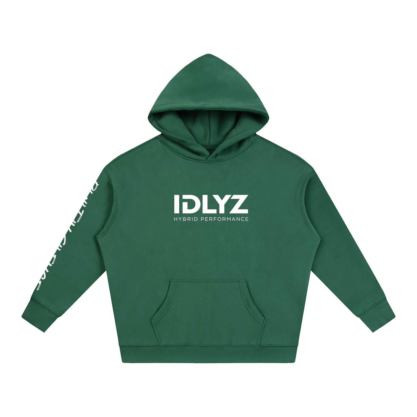 Built In Silence-Oversize Fleeced Hoodie