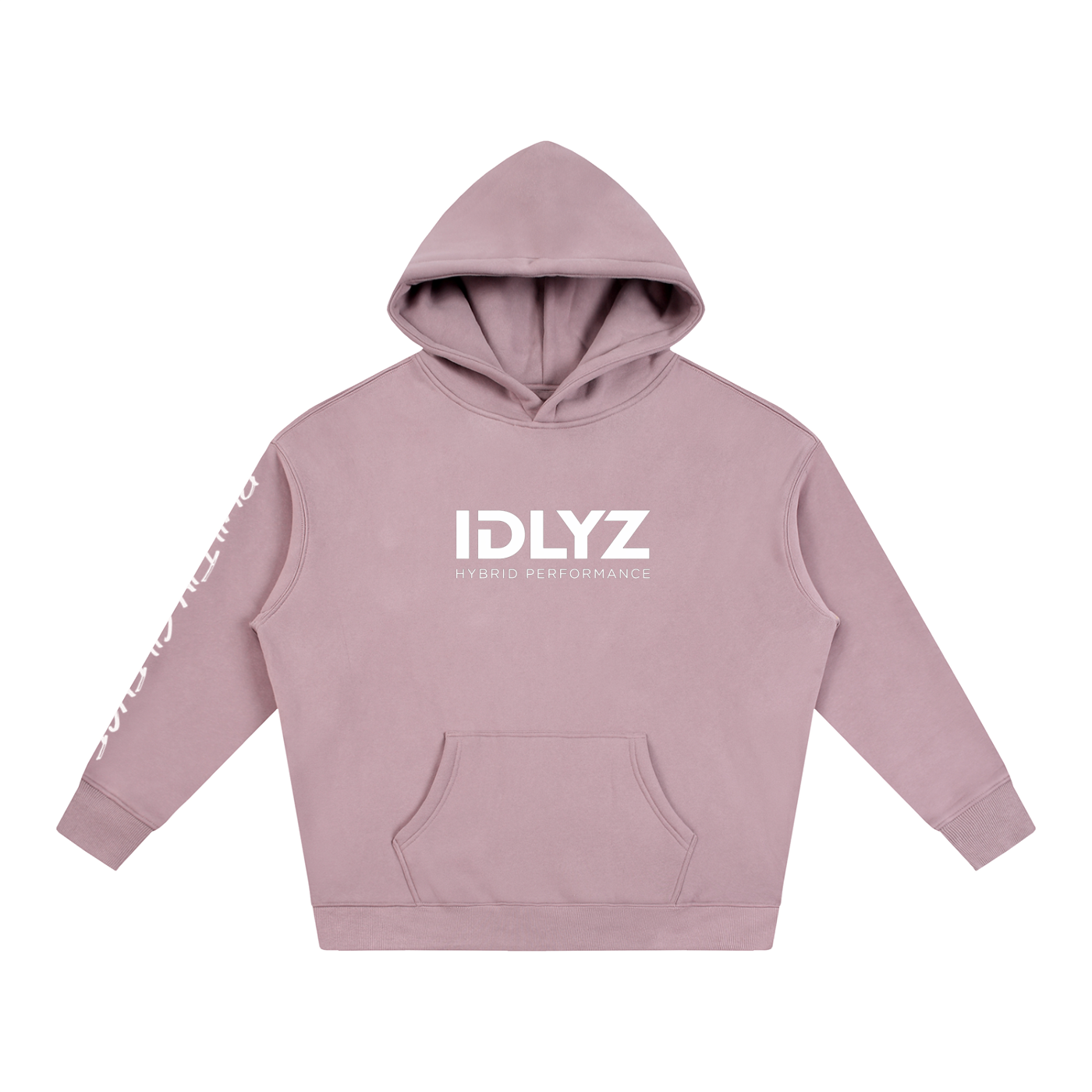 Built In Silence-Oversize Fleeced Hoodie