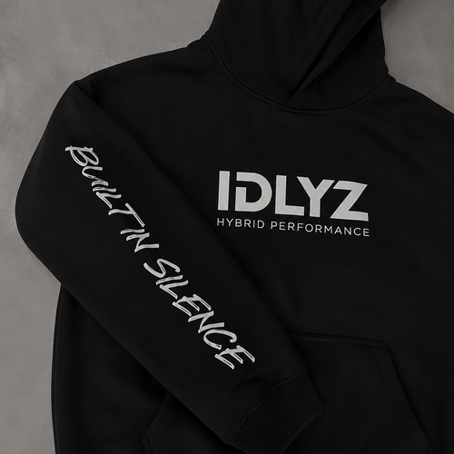 Built In Silence-Oversize Fleeced Hoodie