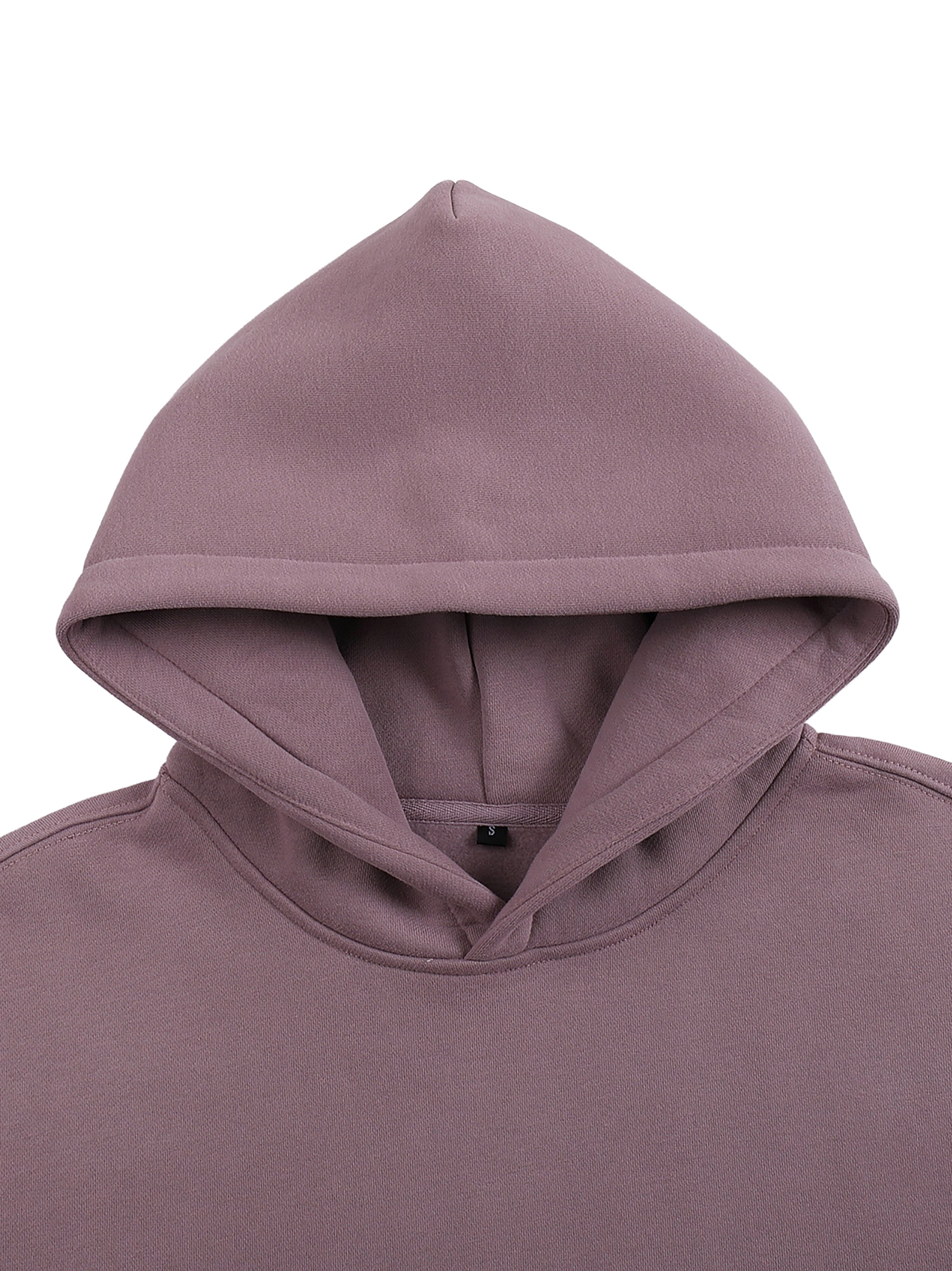 Built In Silence-Oversize Fleeced Hoodie