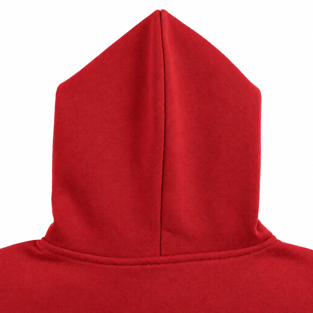 IDLYZ Crest Hoodie — Red