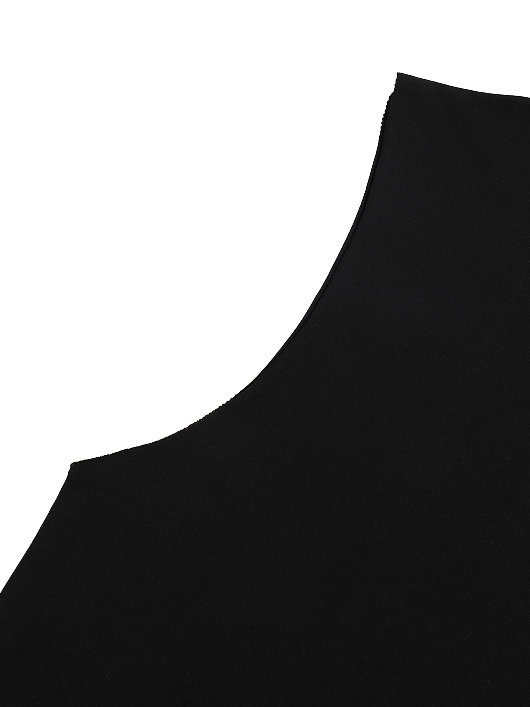 Raw Edge Cotton Tank Top (Grey logo)
