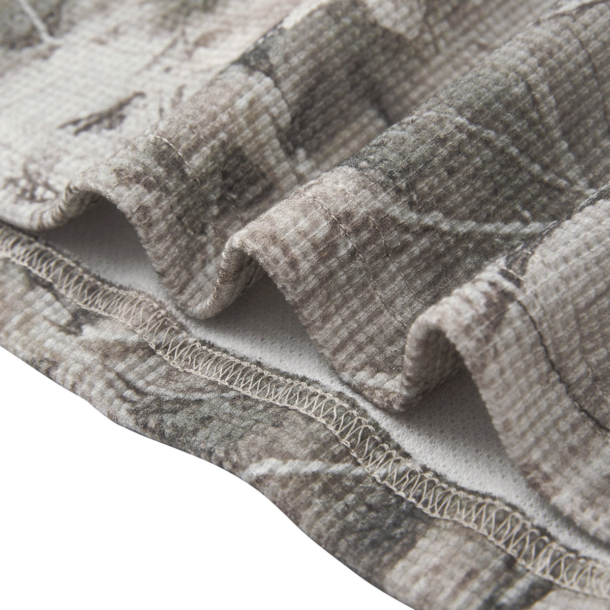 IDLYZ Tree Camo Waffle Long Sleeve (Boxy Fit)