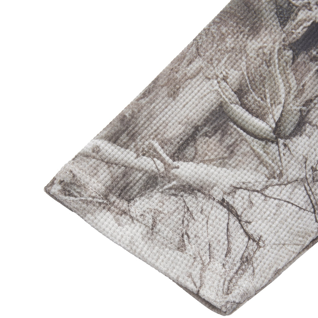 IDLYZ Tree Camo Waffle Long Sleeve (Boxy Fit)