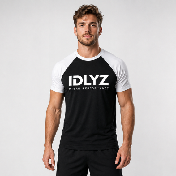IDLYZ Hybrid Performance Mesh Tee